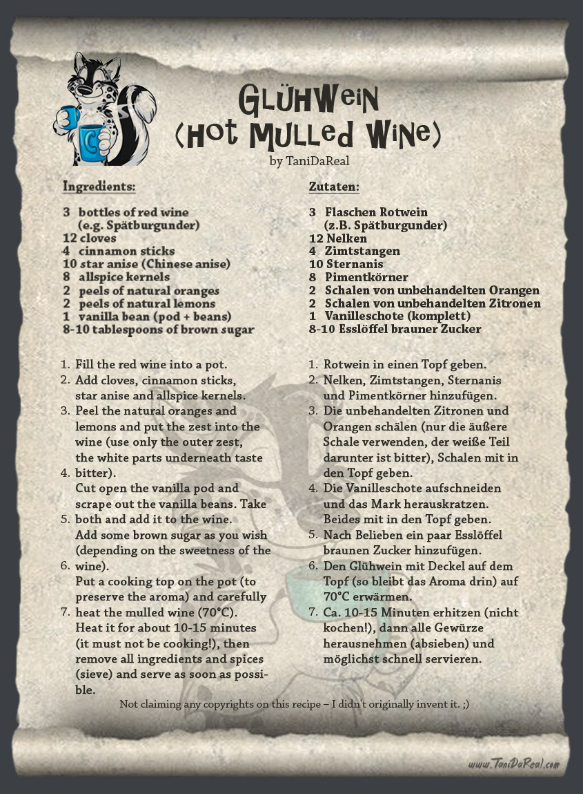 Hot Mulled Wine Recipe